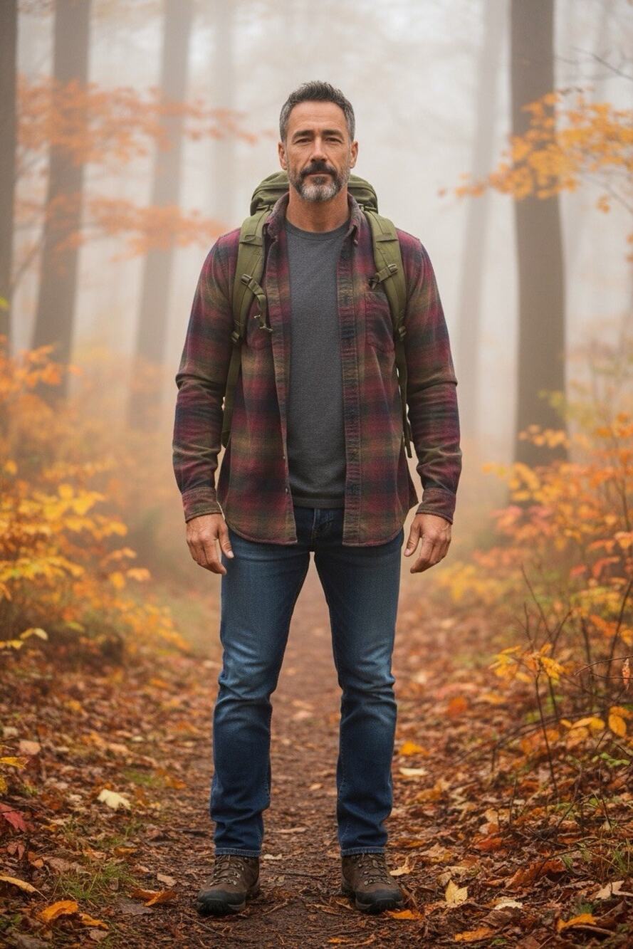 Pendleton Mason Men's 2XL Red Brown Plaid LS Shirt Gorpcore Outdoor Active
